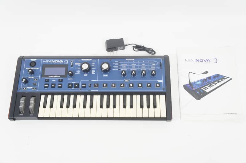 Novation MiniNova 37-Key 18-Voice Synthesizer Keyboard Vocoder w/ 100-240V PSU image 1
