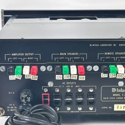 McIntosh C26 Solid State Stereo Preamplifier (Serviced) image 11