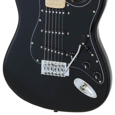 ARIA GUITARRA ARIA STG003SPLBK NEGRA TIPO STRATOCASTER image 3