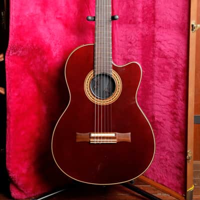 Gibson Chet Atkins CE Wine Red Nylon String Guitar 1993 Pre-Owned image 2