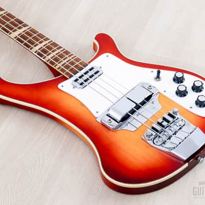 1965 Rickenbacker 4001 Vintage Neck Through Bass Fireglo w/ Case image 10