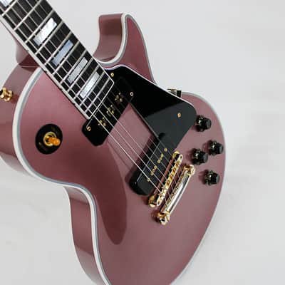 2024 Gibson Custom Shop Made 2 Measure '54 Les Paul Custom Reissue - Heather Mist Poly image 8