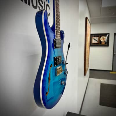 PRS SE Custom 24 Semi Hollow Piezo - Lake Blue image 2