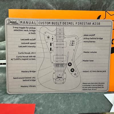 Deimel Firestar - Charcoal Blue / Natural Aluminum. Novak pickups + Leslee Circuit. NEW, (Authorized Dealer) image 19