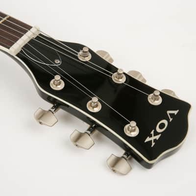 VOX Series SSC-55 Black Single Cutaway Mahogany Maple Top Electric Guitar image 19