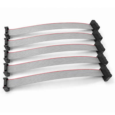 5Pcs set Eurorack Power Ribbon IDC Cable 10-16 Pin 15cm Length image 1