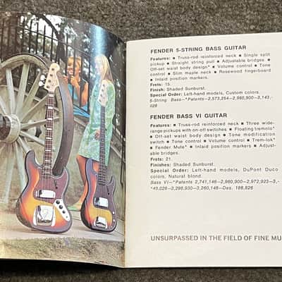 Fender Product Catalog 1968 image 3