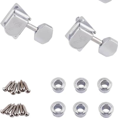 FENDER - 70s F Style Stratocaster/Telecaster Tuning Machines Chrome (6) - 0990822100 image 1