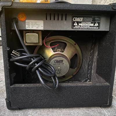 Crate GX-15 2-Channel 12-Watt 1x8" Guitar Practice Amp 1990s - Black image 5