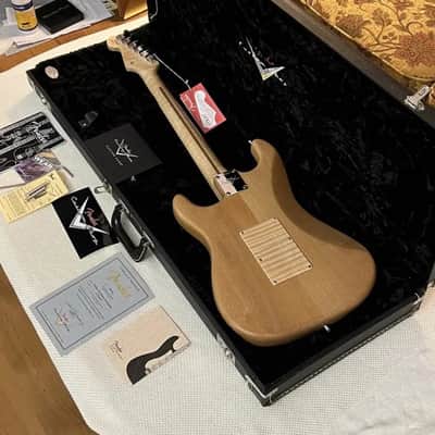 Fender custom shop stratocaster artisian top 2021 - natural image 2