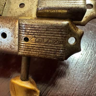 Gibson Vintage 1947 - 1952 Kluson PAT. APPLD 3 in a Row Tuners ES 1948 1949 1950 1951 Rare image 4