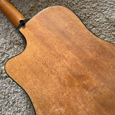 LAG 12 String Acoustic Electric Guitar, Spruce Plywood Top Body, Mahogany Neck, Rosewood Fingerboard image 9