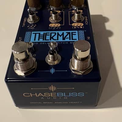 Chase Bliss Audio Thermae Analog Delay and Harmonizer 2018 - Light Blue/Blue image 3