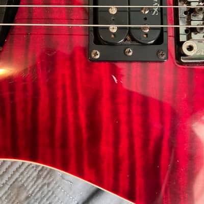 ESP LTD MH-327 2021 - See Thru Red 27 fret image 5