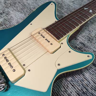 Morifone Spada - Aileron™ Headstock - Les Paul/Offset hybrid shape - Fralin P-90s - Baseball bat neck image 11