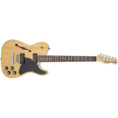 Fender Jim Adkins JA-90 Telecaster Thinline Electric Guitar, Laurel Fingerboard, Natural image 1
