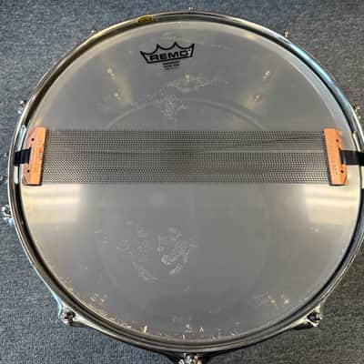Gretsch Artist Series 6.5x14" Taylor Hawkins Signature Snare Drum 2010s - Black Nickel Over Steel image 6