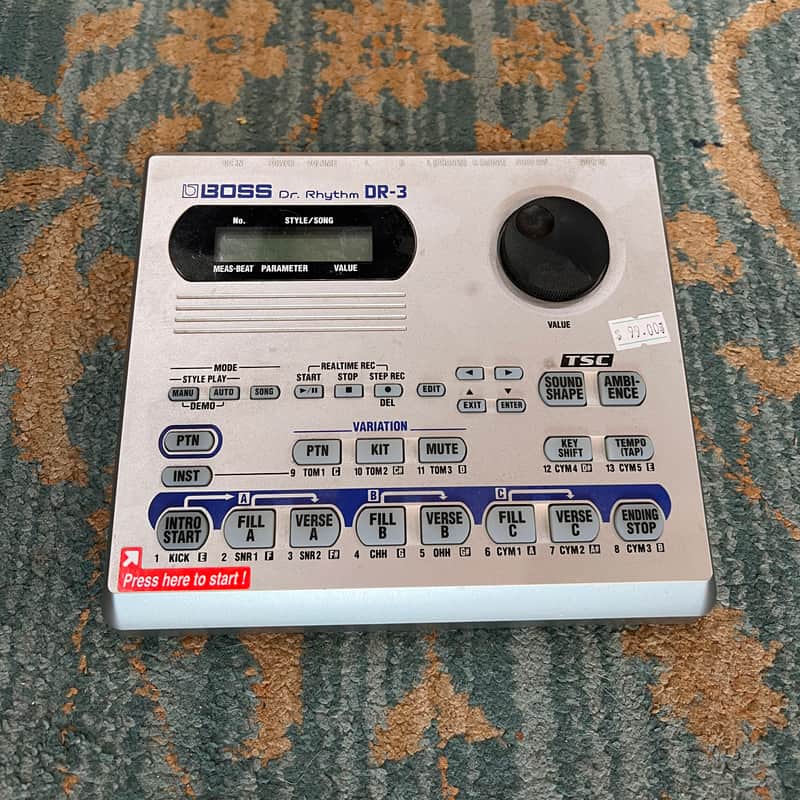 Boss DR-3 Dr. Rhythm 2003 - 2020 - Gray image 1