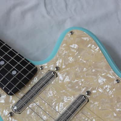 1994 Ibanez Talman TC630 Made in Japan Rare Electric Guitar - Pale Blue Finish (Daphne Blue) + Case image 10