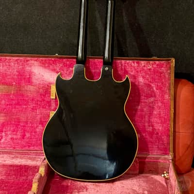 Gibson ESD 1275 -double 12- from 1961 in black finish with original case image 2