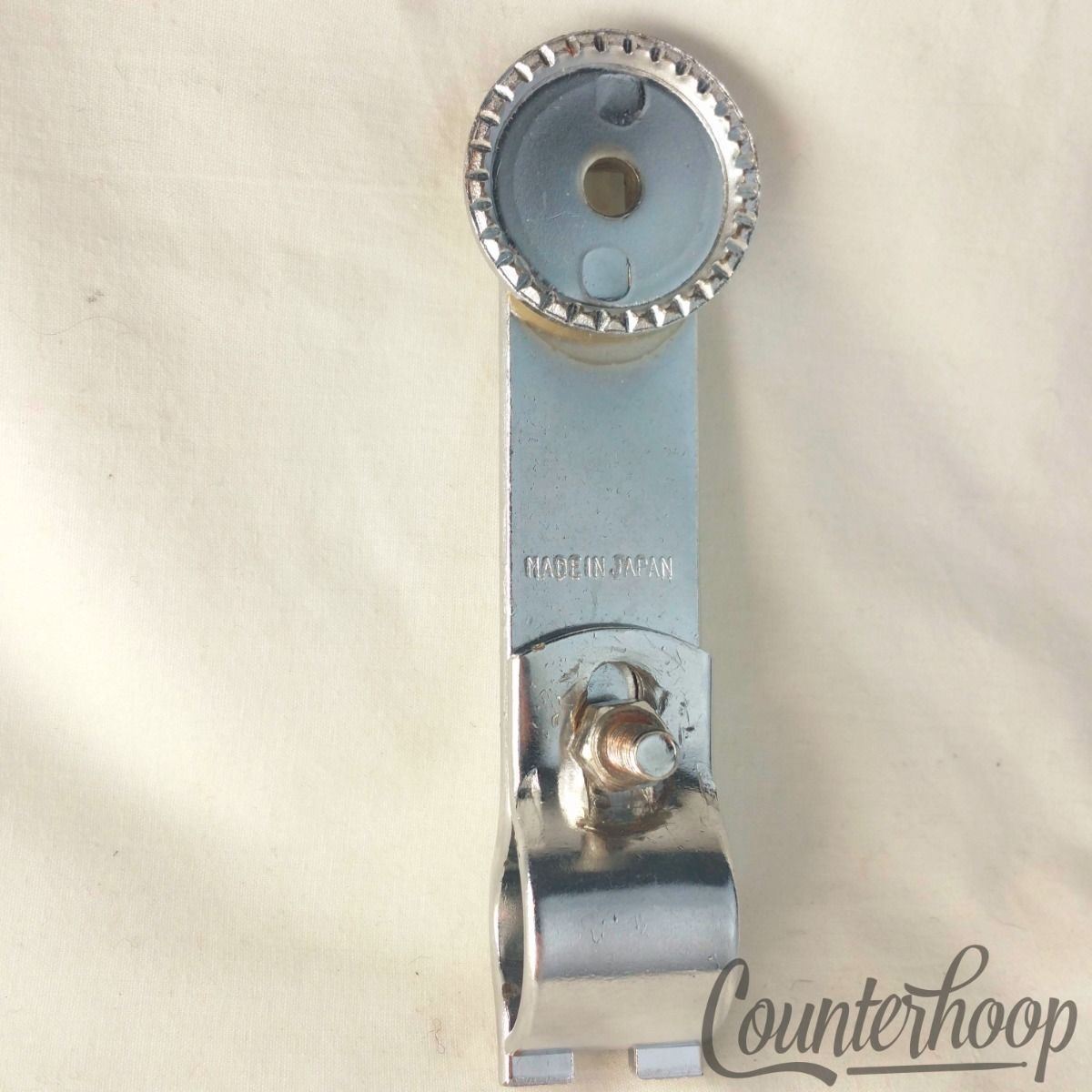 Pearl Rail Mount Slider Clamp Bass Drum "Made In Japan" Chrome 60s Star — main photograph