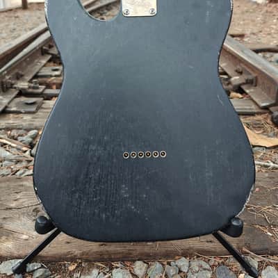 2015 Palir Gator | Hand-Carved Gator Top | Black Nitro | Boutique USA Tele Style image 4