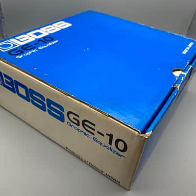 Boss GE-10 Graphic EQ 1976 - 1977 with Original Box (Vintage, Made in Japan, MIJ) image 10