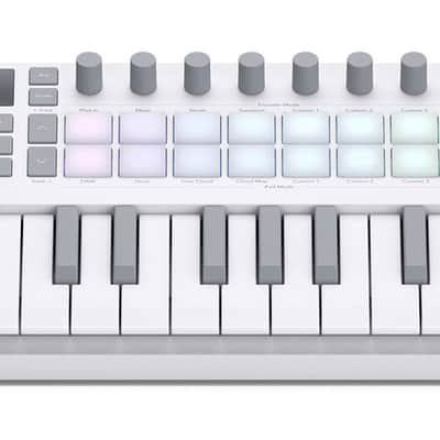 Novation Launchkey Mini 37 MK4 White 37-key MIDI Ableton Keyboard Controller image 2