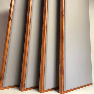 Custom Framed Acoustic Panels (SET OF 4) 4ft x 2ft x 2.5in image 4