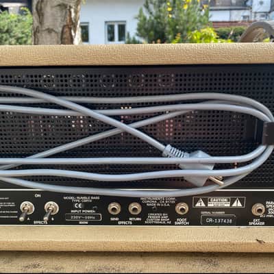 Fender Fender Rumble Bass Custom Shop blond FULLSTACK EX - ROD ( die Ärzte ) - weiss image 11