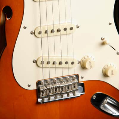 Fender Eric Johnson Signature Stratocaster Thinline Electric Guitar 2018 Pre-Owned image 5