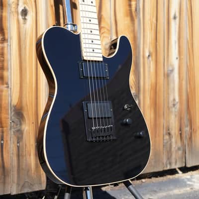 Schecter USA CUSTOM SHOP PT Black/Maple Neck 6-String Electric Guitar w/ Case (2025) image 10