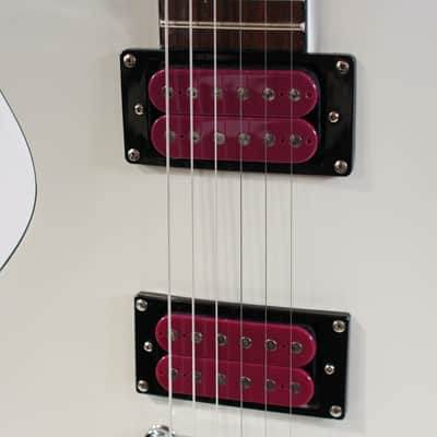HardLuck Kings Bossman LP Style Electric Guitar in White image 10