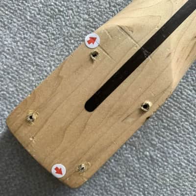 JD Maple Wood Electric Guitar Neck, Rosewood 22 Frets Fingerboard image 7