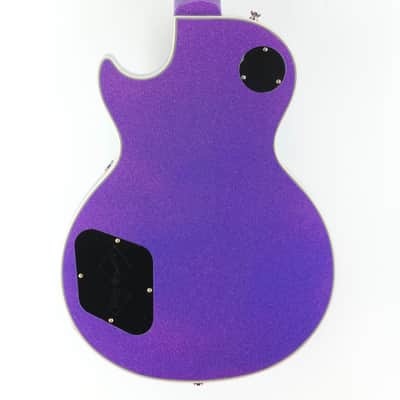 Epiphone Inspired by Gibson Les Paul Custom Amethyst Sparkle image 8