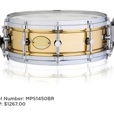 Majestic Prophonic 14x5 Brass Shell Snare Drum image 10