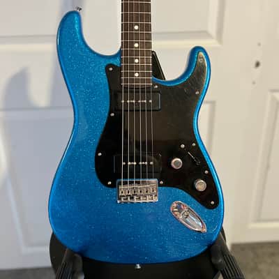 2023 Fender Custom Shop Limited Edition Dual P-90 Stratocaster Closet Classic Relic - Blue Sparkle image 1