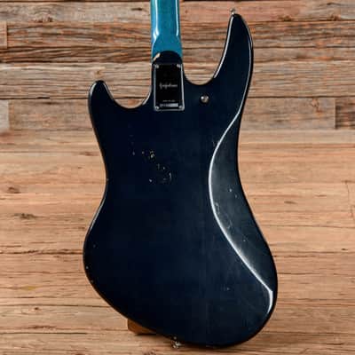 Guyatone EB-9 Sharp 5 Blue Sparkle 1970s image 3