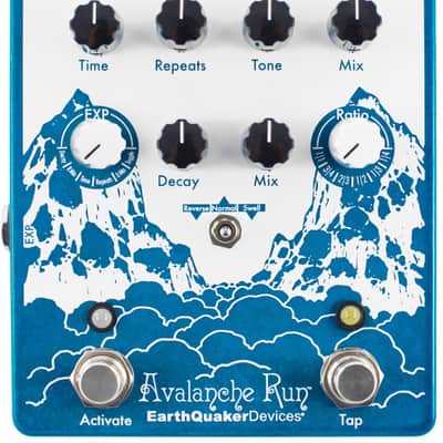 EarthQuaker Devices Avalanche Run Stereo Delay & Reverb with Tap Tempo V2 image 1