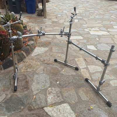 DW Main Rack Package + PDP Side Rack w/ Cymbal Arms / Clamps/ L RODS image 2