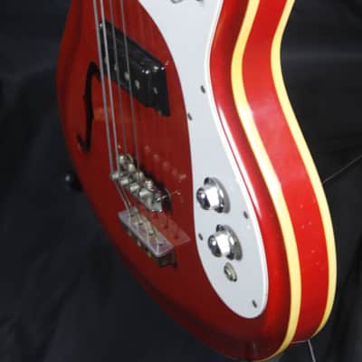 1967 MOSRITE COMBO BASS Very Rare USA Made Hollow-body Bass Excellent Condition! image 4