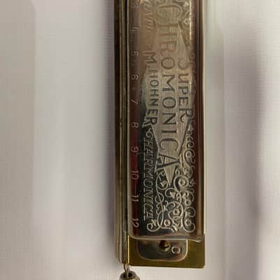 Hohner Vintage M. Hohner The "Chromonica" Chromatic Harmonica 260 w/Case NEW OLD STOCK image 8