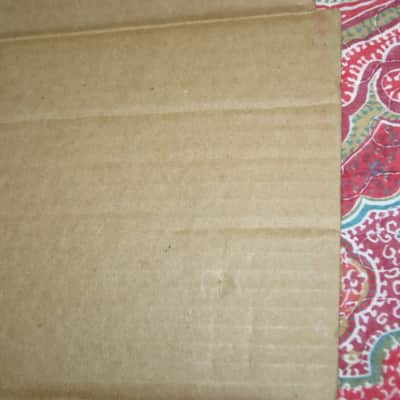 visibly used condition genuine Electro Harmonix EMPTY CARDBOARD BOX +orig Owner's Manual ONLY for EXO Stereo Electric Mistress (NO pedal, NO power supply, NO warranty/registration paperwork) 2010s, OUTER AREAS pink / GRAPHIC black & white, white image 20