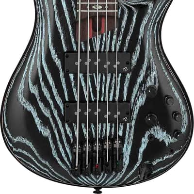 Ibanez SR1325SB-AVL Premium SR Electric Bass 5-String - Aqua Wave Low Gloss + Gig Bag image 5