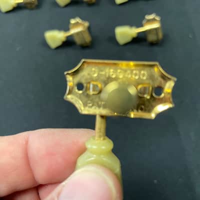 Vintage Gibson Kluson Deluxe Gold Tuners PAT NO D-169400 Double Line Les Paul Custom ES-355 image 16