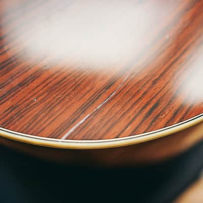 1970s Morris W-50 – Made in Japan | Rare 3-Piece Back | Martin D-45 Style | Good Condition | Hard Case image 17