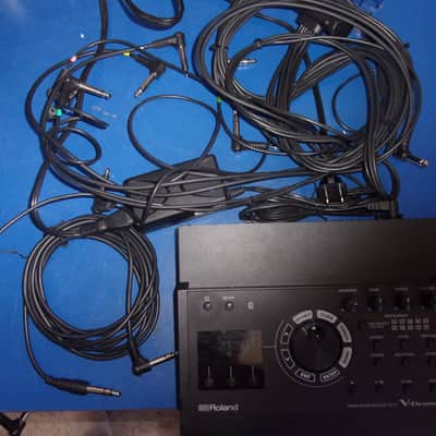 Roland TD-17 Module with Wiring Harness + Powers Supply *NO MOUNT is included* Tested + works great scuffs