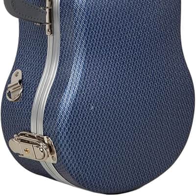 Soprano Ukulele, Super lightweight ABS Molded Hard Case in Blue image 1