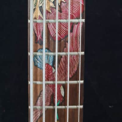 Blueberry Handmade Five-String Electric Bass Guitar with Seymour Duncan Bassline Pickups image 3