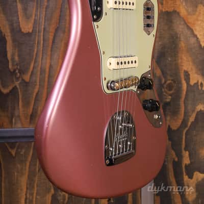 Fender Custom Shop '64 Jaguar Journeyman  Faded Aged Burgundy Mist Metallic image 5